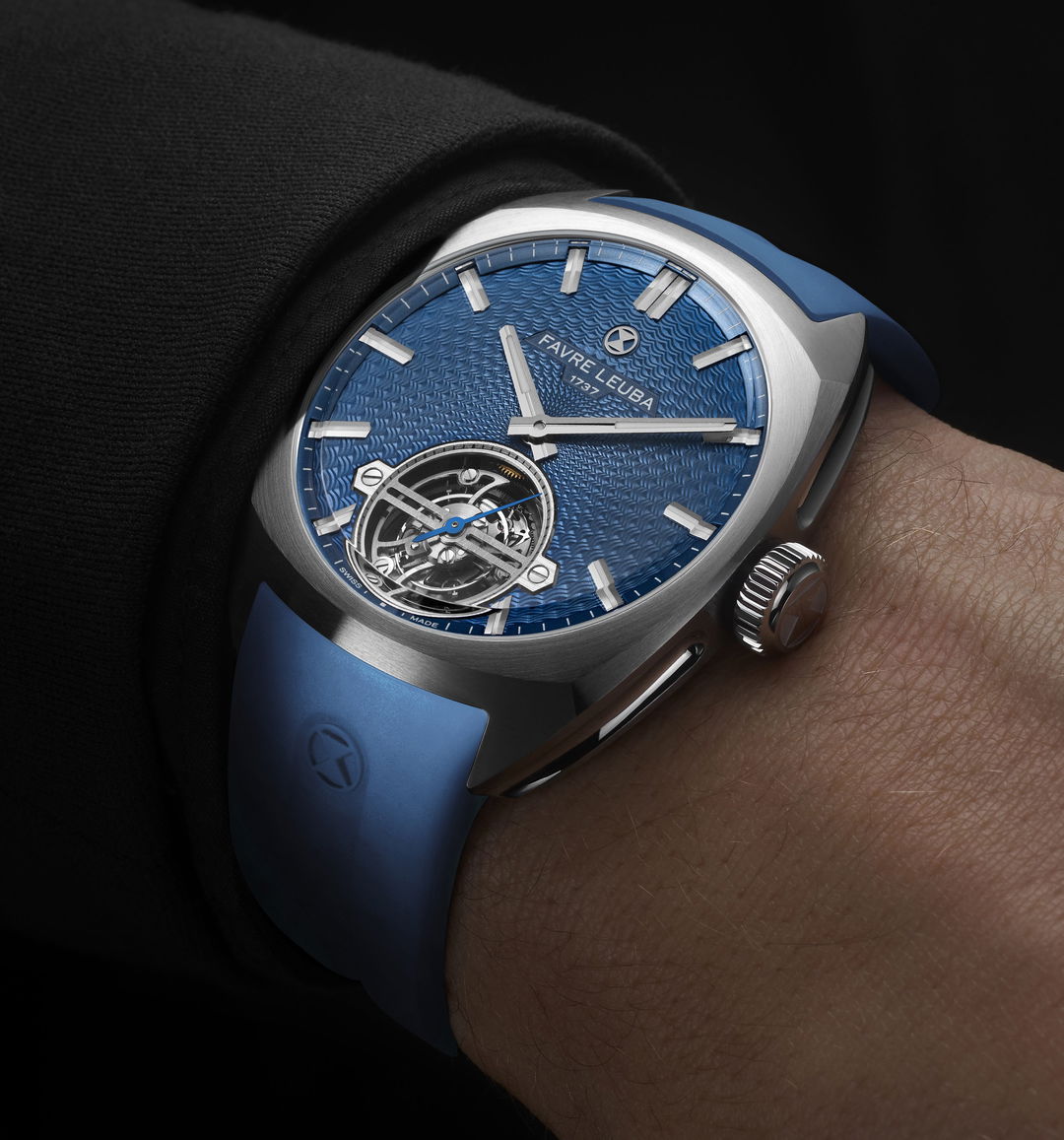 Favre Leuba Chief Tourbillon Guilloché Edition rear view